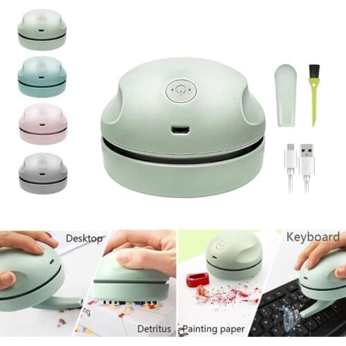 High Efficiency Detachable Mini Vacuum Cleaner USB No Dead Angle Cleaning Best for Cleaning Desktop Dust/Crumbs/Keyboad