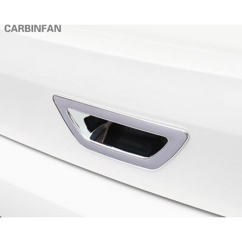 Rear Trunk door bowl tailgate handle Decorative frame Trim Car exterior accessories For Nissan X-TRAIL 2014 2015 2016 2017 P305