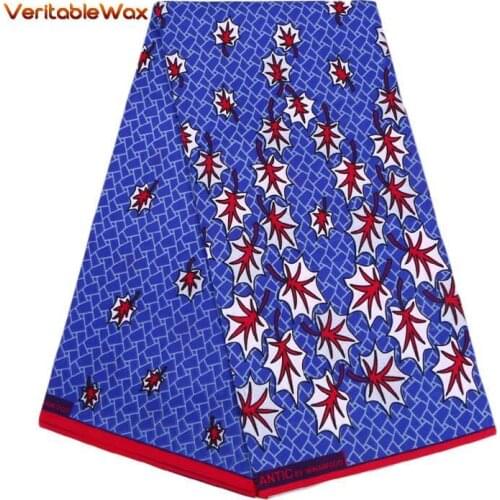 Ankara Africa printed batik fabric real wax patchwork sewing dress material artwork accessory high quality 100% polyester FP6094