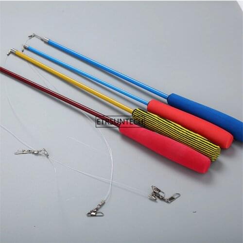 100pcs Toys Kitten Funny Rod Cat Wand Toys Flexiable Pet Toy Stick Teaser Interactive Cat Play