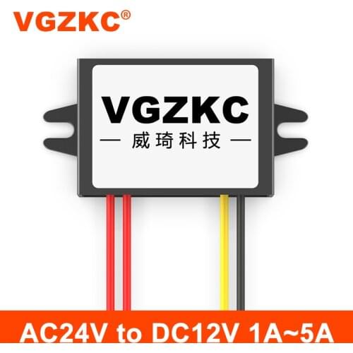 AC24V to DC12V power converter 14 ~ 28V to 12V AC to DC module 24V to 12V step-down power module