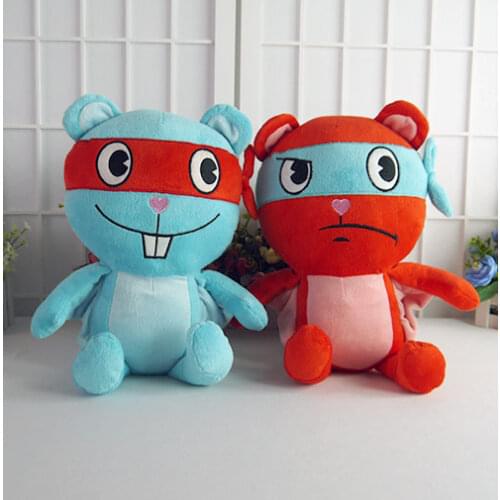Anime HTF Happy Tree Friends Splendid & Splendont 38cm Toys Stuffed Plush Pillow Cushion Children Christmas Gift