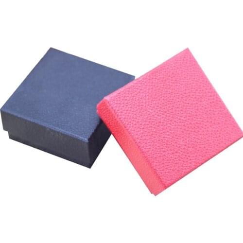 Free shipping wholesale 60pcs/lot Black and Red Paper Box for Necklace Earring Ring 7.3*7.3*3.5cm Pedant Jewellery Packaging