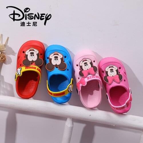 Disney Micky Mini Mouse Lovely Kids Sandals Summer Beach Hot Sales Boys Girls Shoes Classic Breathable Cute Children Sneakers