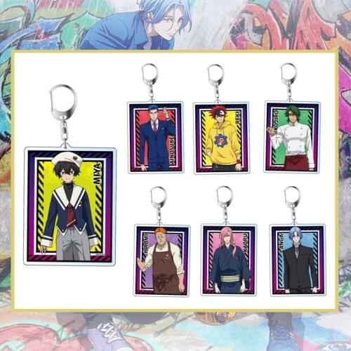 SK8 The Infinity Keychain Reki Kyan Langa Hasegawa Miya Cherry Blossom Joe Anime Acrylic Key Ring Pendant Cartoon Key Holder