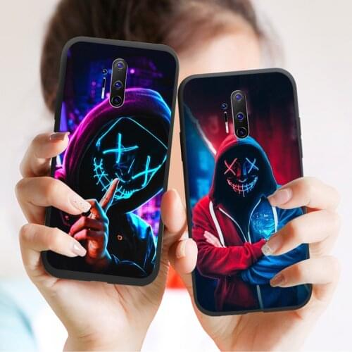 Fashion Cool Masked man Phone case For Oneplus 7 Pro Nord 7T 8 Pro 6 6T 8T case Cover for One plus Nord Z 7 Pro Soft phone case