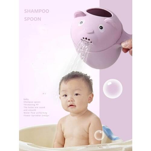 Cartoon Baby Shampoo Filter Baby Shower Water Scoop Children Bath Shower Water Shampoo Tool Bathroom Accessories Baby