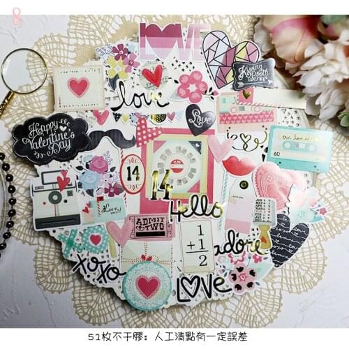 52pcs 8 series Stickers Scrapbooking Happy Planner/Card Making/Journaling Project P8