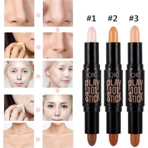New Lady Facial Highlight Foundation Base Contour Stick Beauty Make Up Face Powder Cream Shimmer Concealer Camouflage Pen Makeup