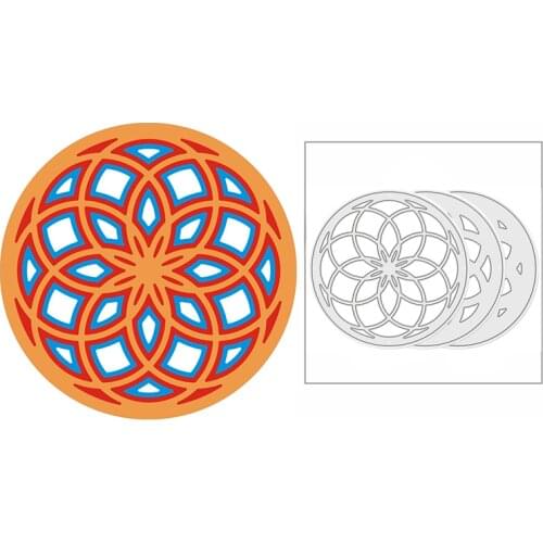 New 2021 Layering Flower Doily Mold Metal Cutting Dies for DIY Scrapbooking and Card Making Decorative Embossing Craft No Stamps