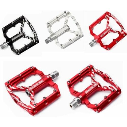 MTB Pedals Mountain Bike Pedals 3 Bearing Non-Slip Lightweight Nylon Fiber Bicycle Platform Pedals for BMX MTB CNC Aluminum Body