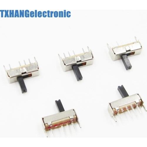 10PCS SS13D07 Slide Switch 1P3T 4Pin W/ Handle 6mm 3 position f diy electronics