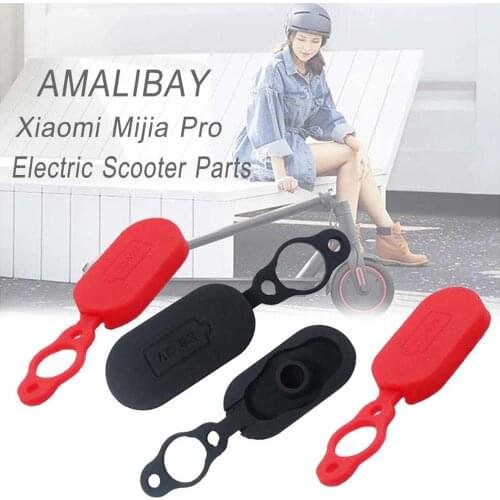 Charging Port Dust Plug Rubber Case For Xiaomi Mijia M365 Electric Scooter Battery Power Charger Line Hole Cover Accessories