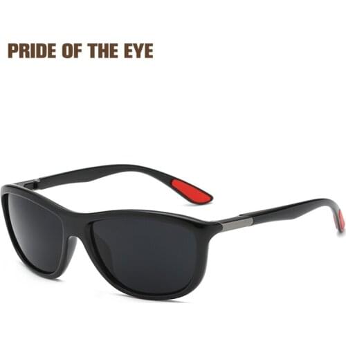 Sunglasses men Square Clear Plastic Fashion Eyewear Sunglasses polarized Driving Party Fishing Vocation male sunglasses