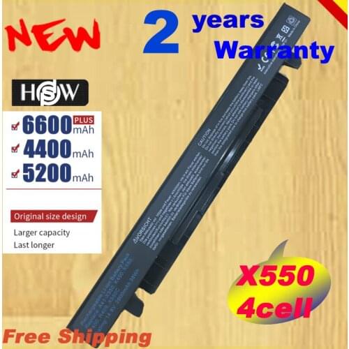 HSW Special Battery For Asus A41-X550 A41-X550A A450 A550 F450 F550 F552 K550 P450 P550 R409 R510 X450 X550 X550C Fast shipping