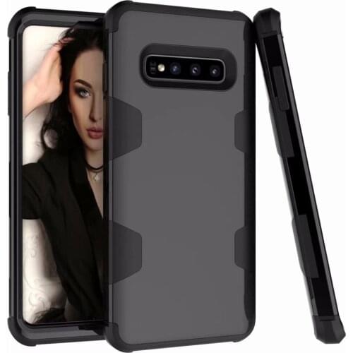 Heavy Duty Shockproof Full-Body Protective Cover High Impact tough Armor Hybrid Case for Samsung Galaxy S10/S10 Plus