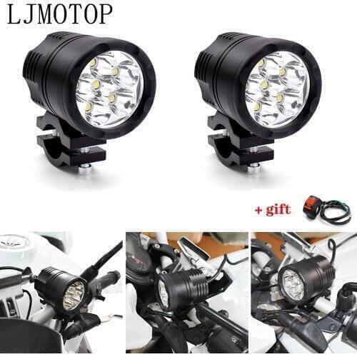 Led Motorcycle fog lights For Honda vfr 750 800 ST 1300 ST1300 Black SpiRit LED Auxiliary Fog Light Assemblie Driving Lamp 60W