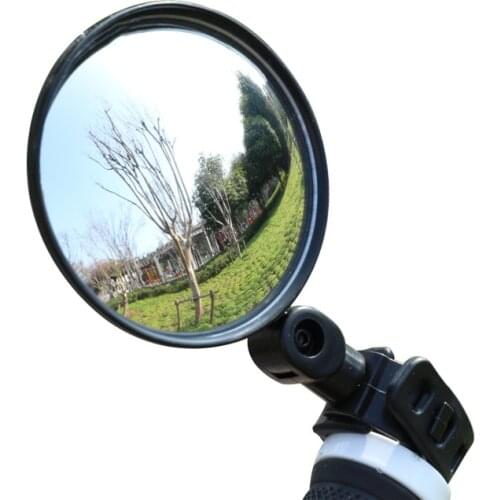 Universal Bicycle Mirror Bicycle Accessories Handlebar Rearview Mirror Rotate Wide-angle For MTB Road Bike Rearview Mirror