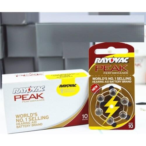 120pcs iCellTech High Performance Hearing Aid Batteries Zinc Air battery 10/A10/PR70 Battery for BTE Hearing aids