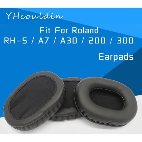 Earpads For Roland RH 5 / A7 / A30 / 300 / 300V / 200 / 200S Headphone Accessaries Replacement Ear Cushions Material