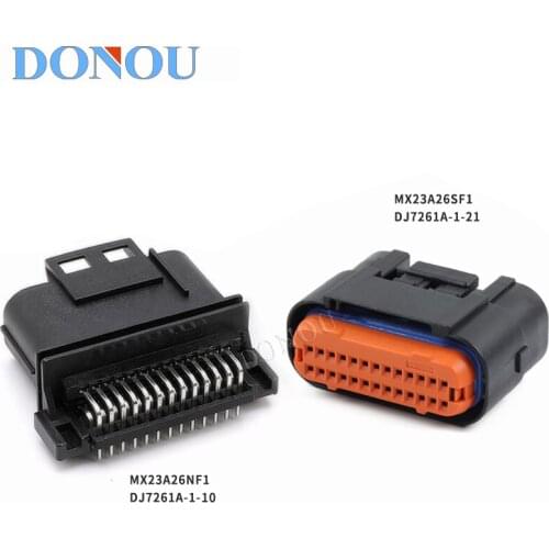 1set 26-Pin JAE type male and female plug DJ7261A-1-21 Car computer ecu control system MX23A26SF1/MX23A26NF1