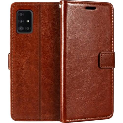 Case For Samsung Galaxy A51 5G Wallet Premium PU Leather Magnetic Flip Case Cover With Card Holder For Samsung Galaxy A51 5G UW