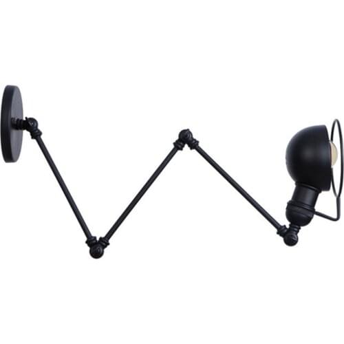 Black Home Interior Wall Sconces Metal Vintage Bedroom Bathroom Industrial Design Edison Wall Lamp