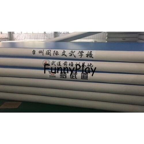DWF Drop Stitched Inflatable Gymnastic Mat Tumbling Inflatable Air Track Gymnastics, gymnastic air tumbling mattress