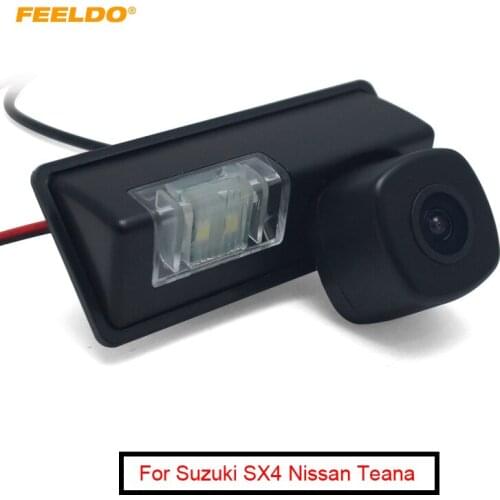 FEELDO 1Set Special Car Rear View Backup Camera For Suzuki SX4 Nissan Teana Sylphy Tiida Sedan Coupe Camera #AM4818