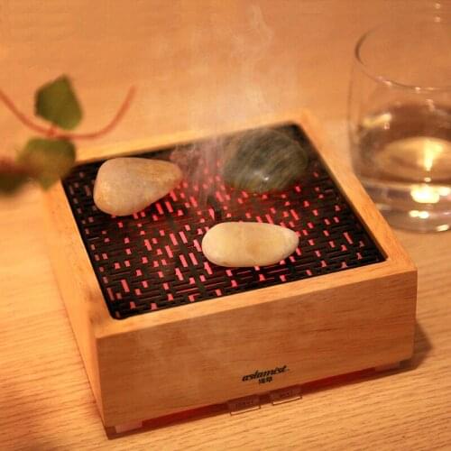 DC24V Chinese Classical Style Aromatherapy Machine Night Light Wooden Essential Oil Aroma Diffuser Ultrasonic Air Humidifier