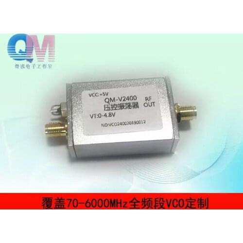 Metal Shielded SMA for 2.4 GH RF Microwave VCO Voltage Controlled Oscillator Point Frequency Sweep Signal Source