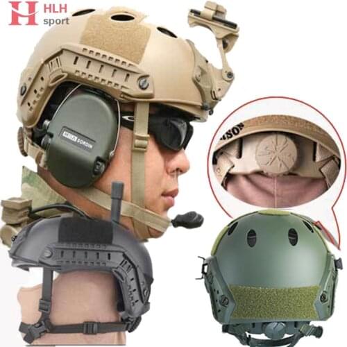 Mens Emerson Fast Jump Helmet Military Adjustable OPS Core Protective Tactical Helmet