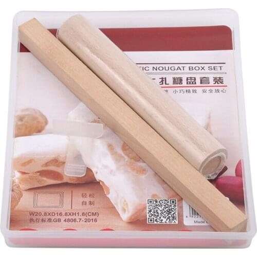 New 3Pcs of Sugar Cutting Tool Set to Make Nougat Mold Candy Baking Handmade Snow Cake Making Tray Nougat Cutting Tool