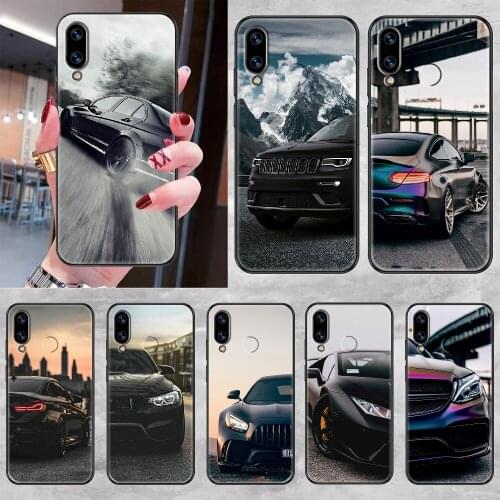SUV Sports classic cars Phone case For Huawei Honor 6 7 8 9 10 10i 20 A C X Lite Pro Play black soft shell tpu prime fashion