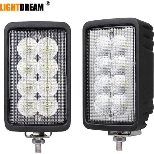 Universal LED Work Lamp Rectangle Flood Side Mount Work Lights For New Holland 8670, 8770, 8870, 8970, 8670A, 8770A+ x1pc