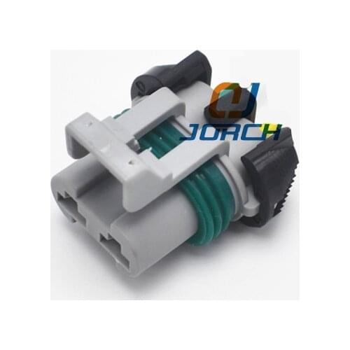 10 sets 2 pin Delphi electronic Ford fan plug headlamp plug power ABS pump Connector 15363990