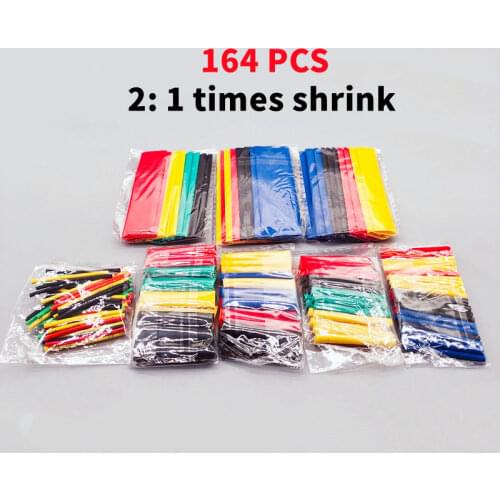 2:1,Heat Shrink Tubing,127/135/164/328/530/625 PCS,Insulated Polyolefin Sheathed,Electronic DIY Kit,Electrical Connection Tubing