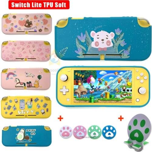 2020 New Case for Nintendos Switch Lite Soft Durable Protective Cover Case TPU Shells for Nintendoswitch Lite Console Accessorie