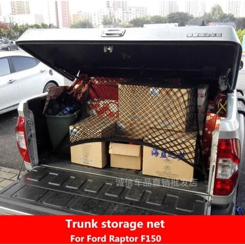 Car fixed network car with luggage inside the car elastic network Trunk net pocket For Ford Raptor F150