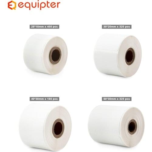 White Thermal Label Roll Multi-Size New Typeable Washi Tape Thermal Label Paper For EQ11 Mini Thermal Label Printer