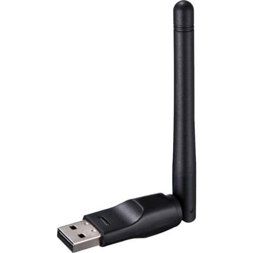 50pcs Mini Wireless Wifi Adapter 150 Mbps 20dBm Antenna USB Wifi Receiver Network Card 802.11b/n/g High Speed Wifi Adaptador
