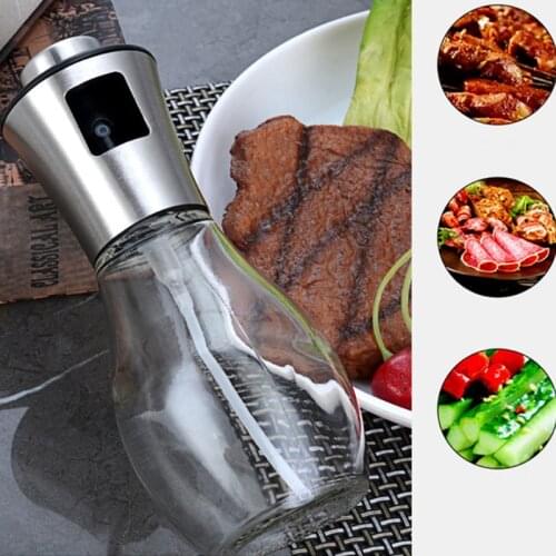 2021 BBQ Baking Olive Oil Spray Bottle Oil Vinegar Spray Bottles Water Pump Gravy Boats Grill BBQ Sprayer Kitchen Tools Salad