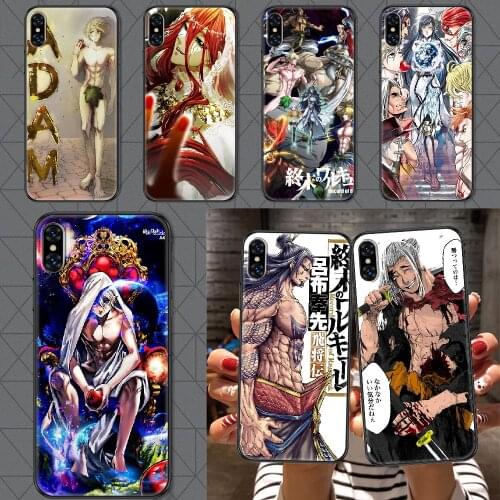 Record of Ragnarok Anime Phone Case Cover Hull For iphone 5 5s se 2 6 6s 7 8 12 mini plus X XS XR 11 PRO MAX black painting