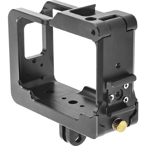 Panoramic Camera Cage Rig Protective Case Frame Cold Shoe 1/4 Mount for Insta360 One R 4K Camera Housing Case Tripod Adapter