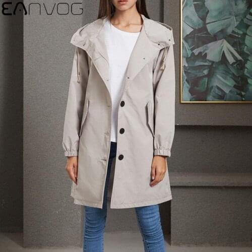 Женские плащи-ветровки EAnvog China At AliExpress