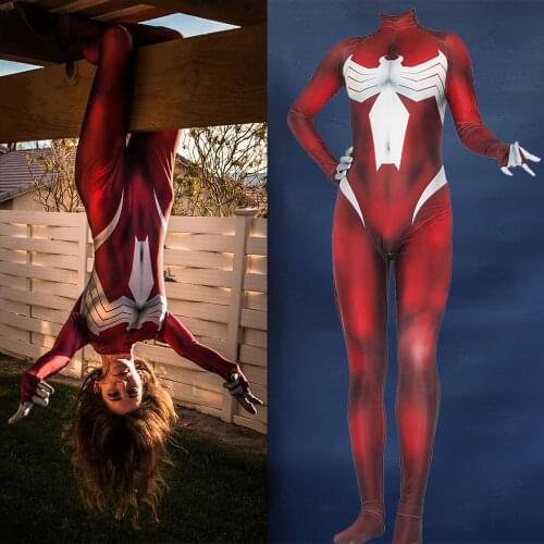 Anime Women The Ultimate Girls Costume Cosplay Superhero Zentai Swimming Bodysuit 3D Print Jumpsuit Halloween Costume Dress UP