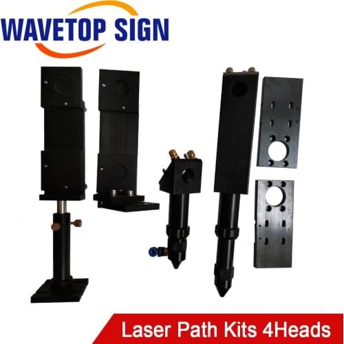WaveTopSign CO2 Laser Head for Focus Lens Mirror Mount for Laser Engraving Cutting Machine