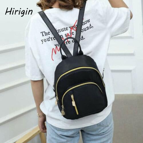 Fashion unisex Small Backpacks Travel bags Zipper Closure Backpacks Oxford Daypack Schoolbag small Gift for students workers