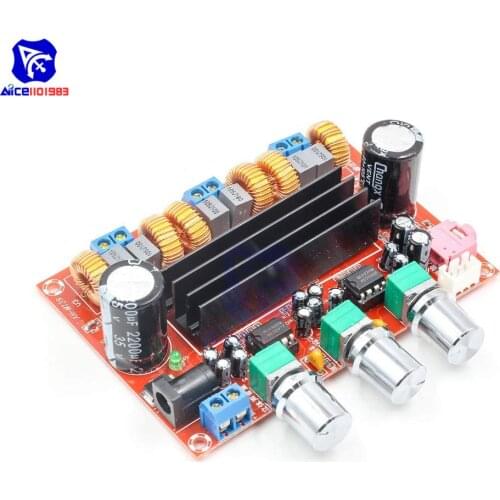 Diymore TPA3116D2 Amplifier Module 250W+100W 2.1 Channel Digital Audio Power Amplifier Board AMP Subwoofer
