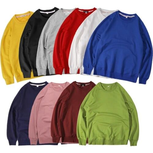 Solid Hoodie Autumn Spring Harajuku Thin Sweatshirt Men and Women Casual Long Sleeve Pullover Female Male Couple Top MWW242